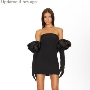 Elegant Black Strapless Dress